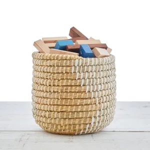 10" Small Grass Ribbon Planter Shelf Basket