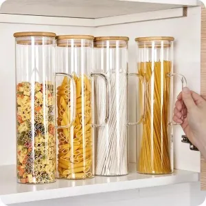 1.2 Litres Long multifunctional cereal/water jars