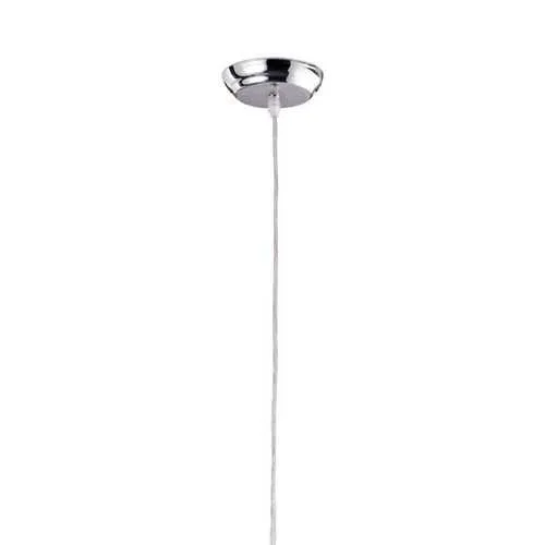 36.6" x 10" x 17" Clear, Glass, Chrome, Stream Ceiling Lamp