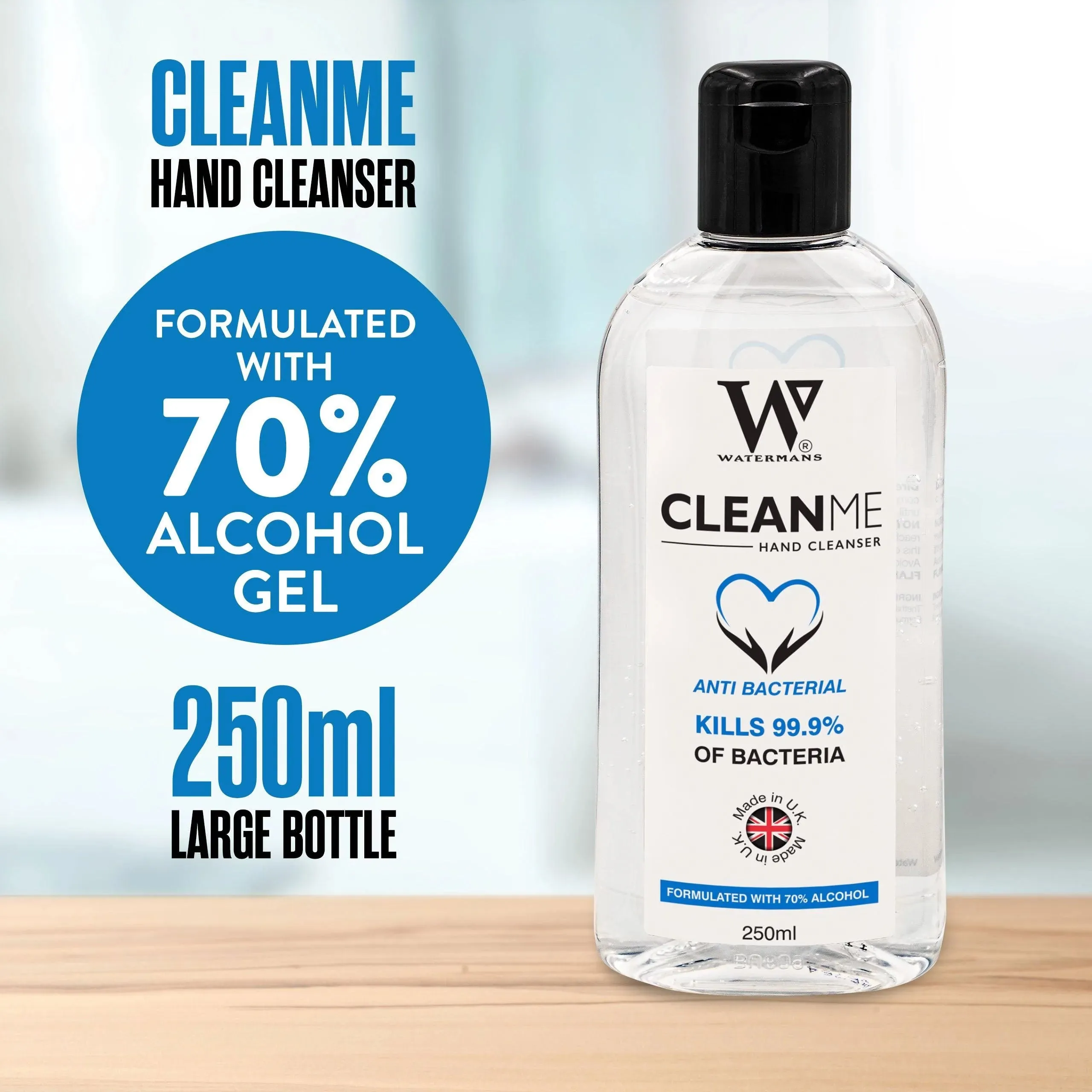 70% Alcohol Antibacterial  Hand Cleanser 250ml