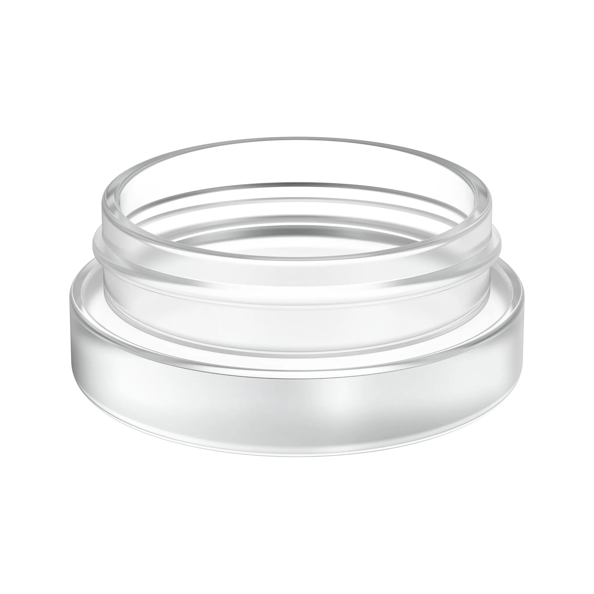 7ml Glass Jars- Low Profile heavy bottom- Screw Top with Lids