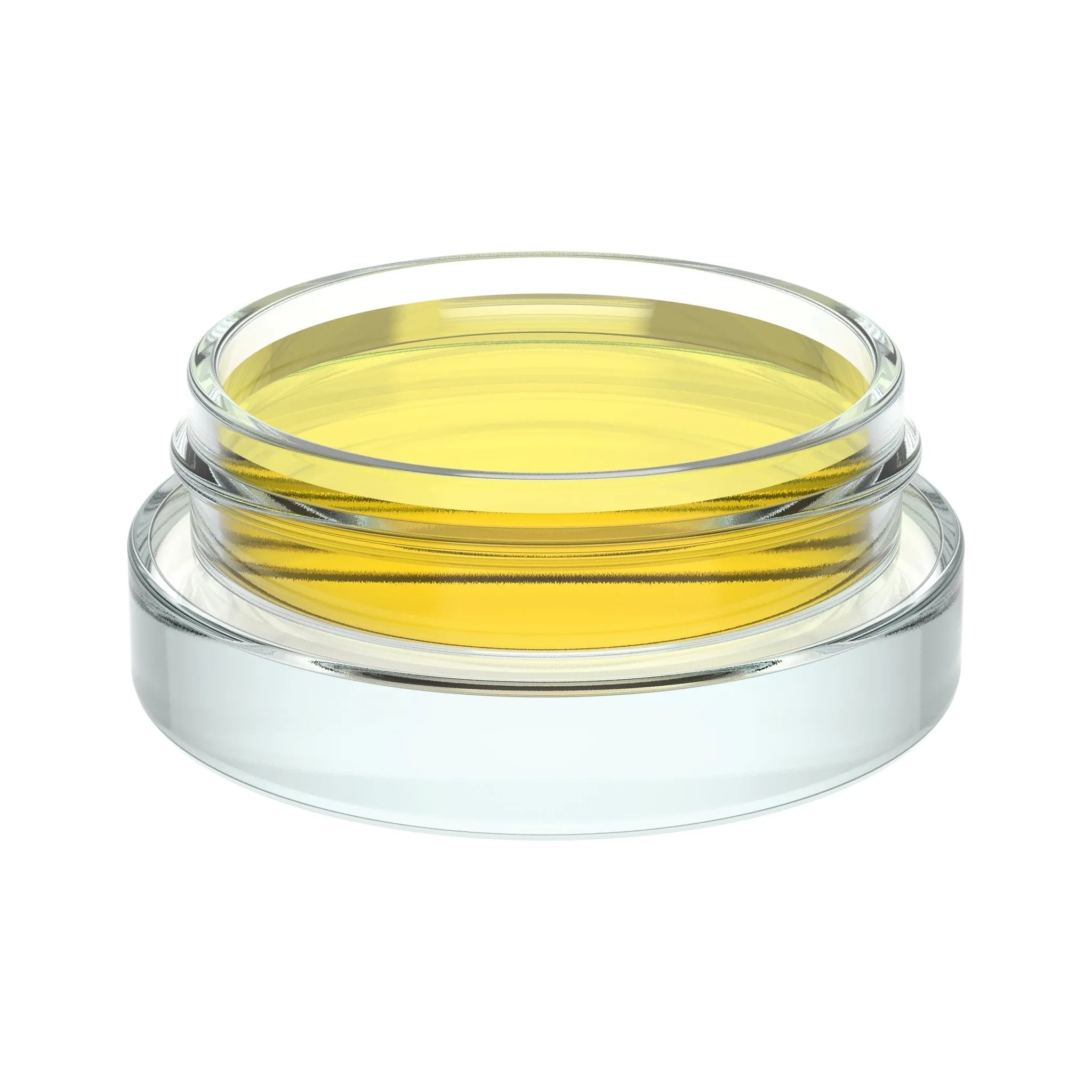 7ml Glass Jars- Low Profile heavy bottom- Screw Top with Lids