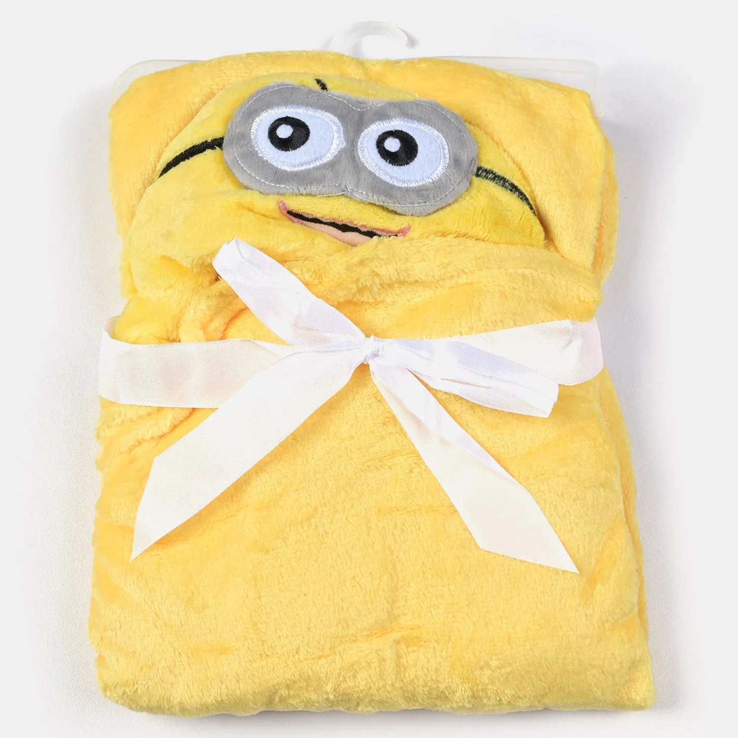 Baby Shawl Hooded Blanket - Yellow