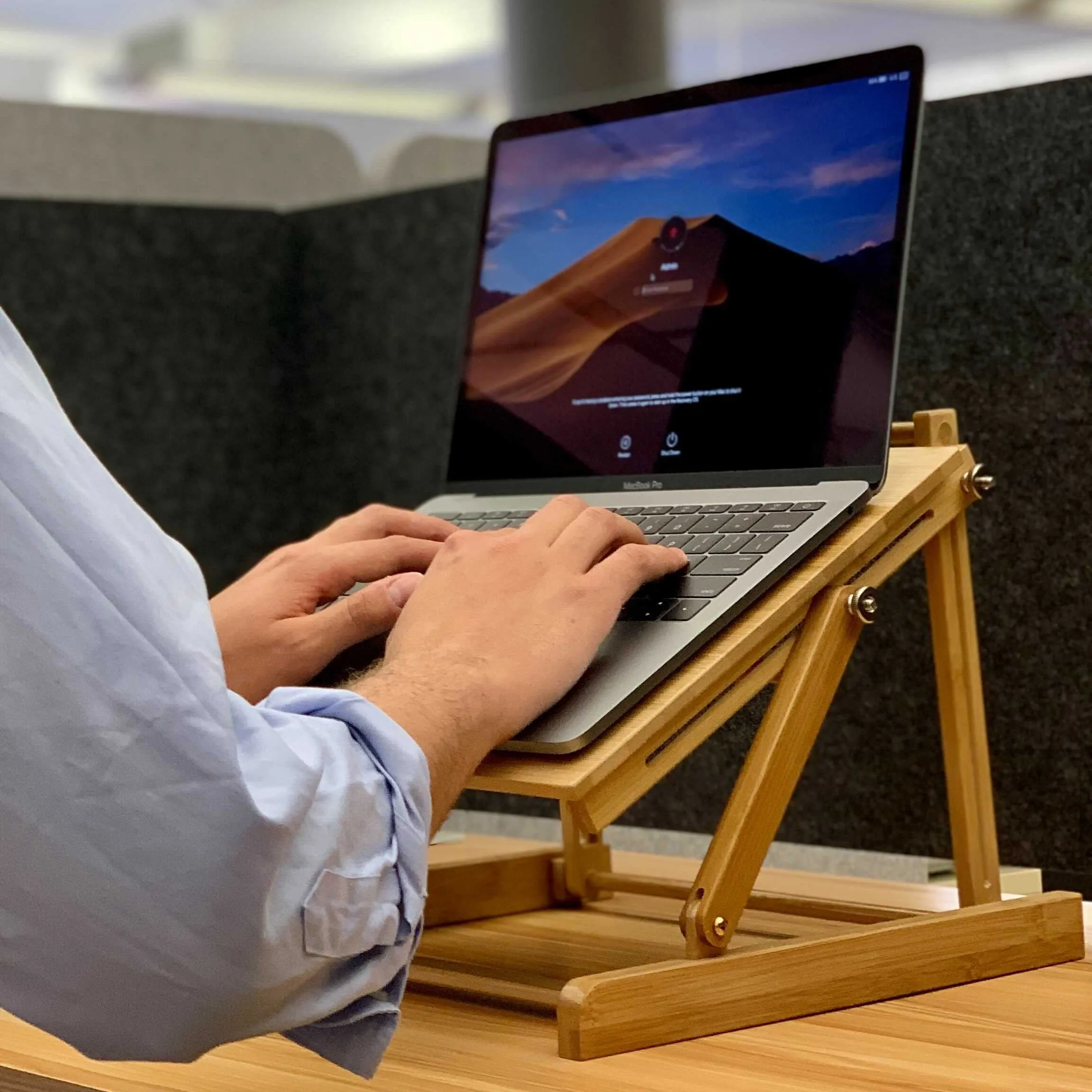 Bamboo Laptop Stand