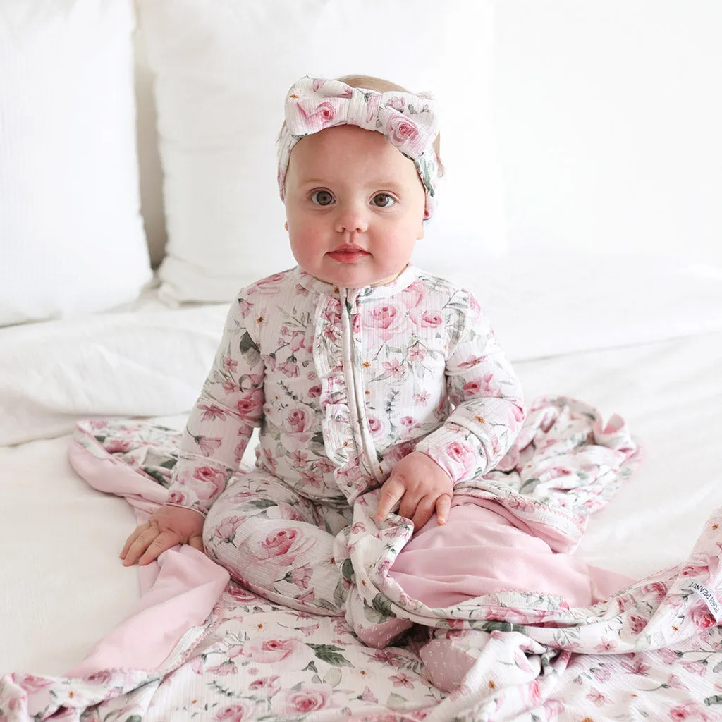 Bianca Jane & Parisian Pink Picot Patoo® Blanket