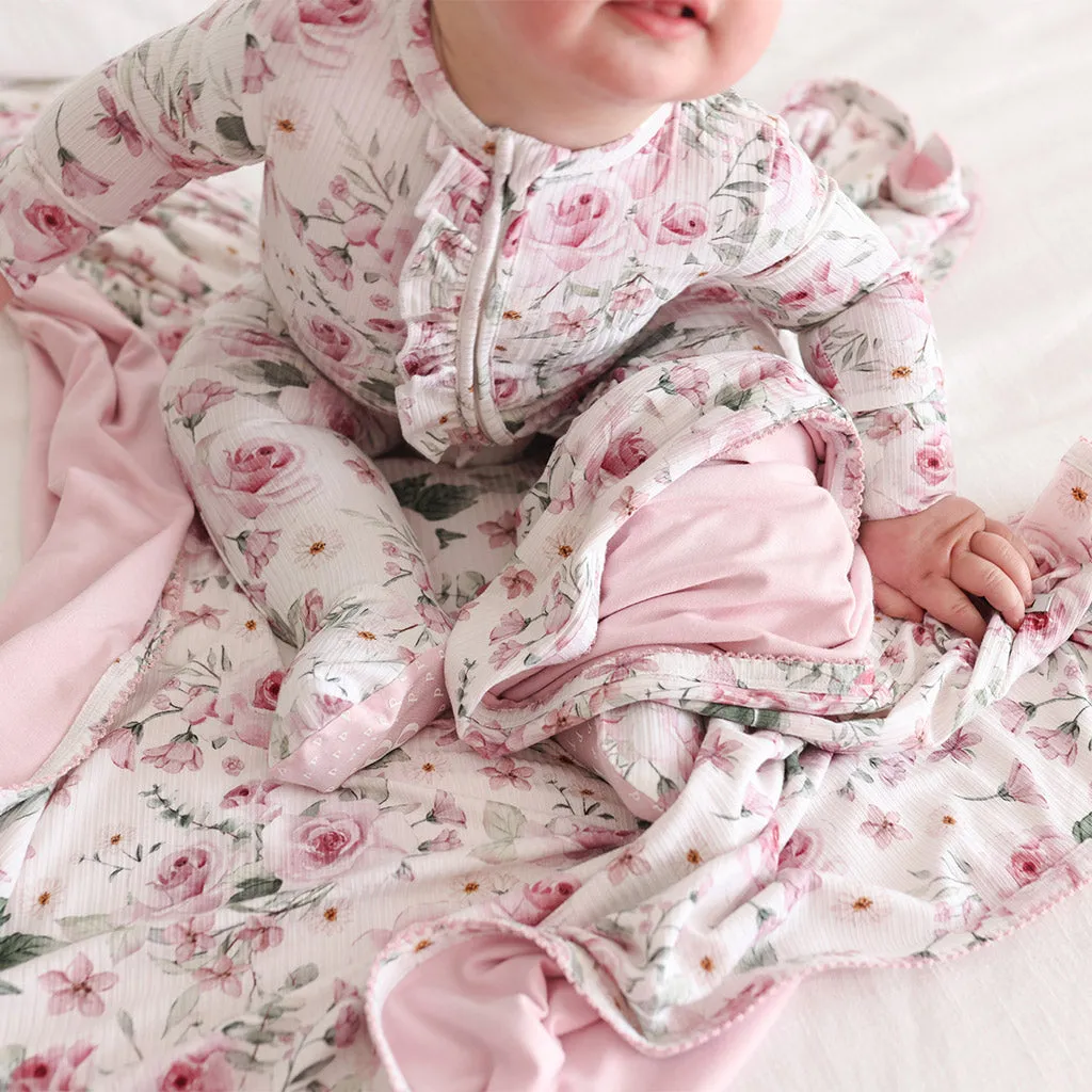 Bianca Jane & Parisian Pink Picot Patoo® Blanket