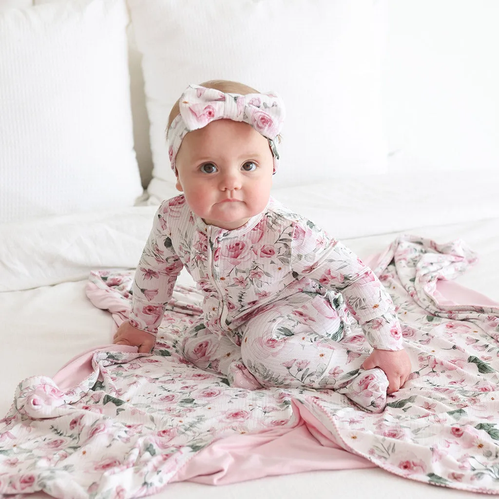 Bianca Jane & Parisian Pink Picot Patoo® Blanket