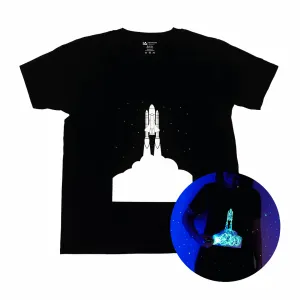 Blast Off Glow In The Dark Black T-shirt