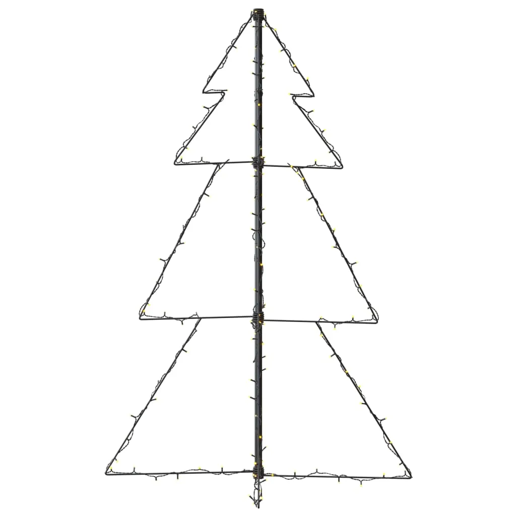 Christmas Cone Tree 160 LEDs Indoor and Outdoor 78x120 cm