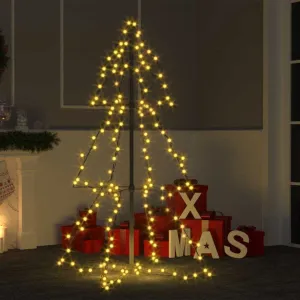 Christmas Cone Tree 160 LEDs Indoor and Outdoor 78x120 cm