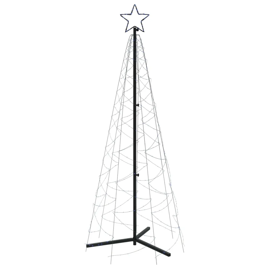 Christmas Cone Tree Blue 200 LEDs 70x180 cm