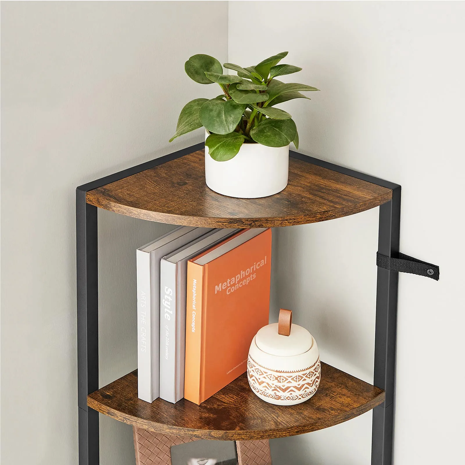 Corner Bookshelf Small Bookcase