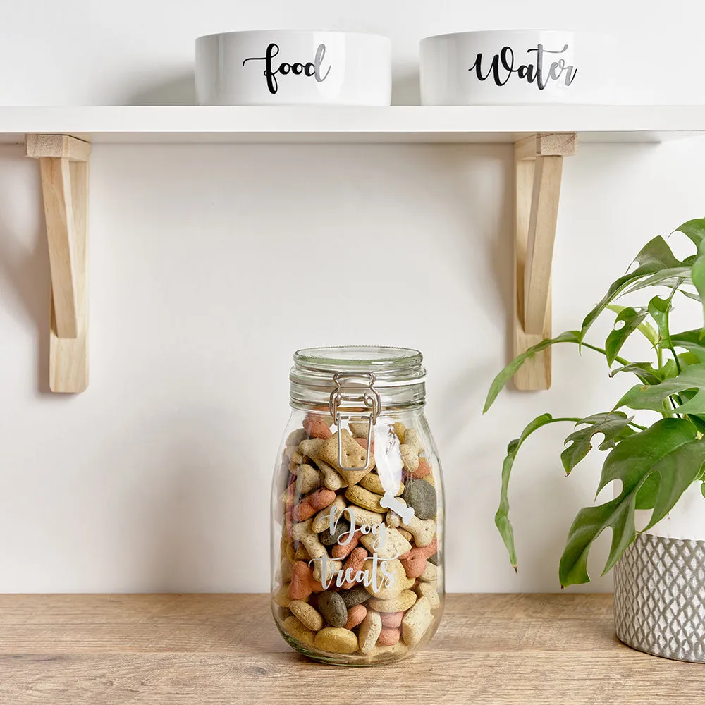 Customised Glass Food Storage Clip Jars