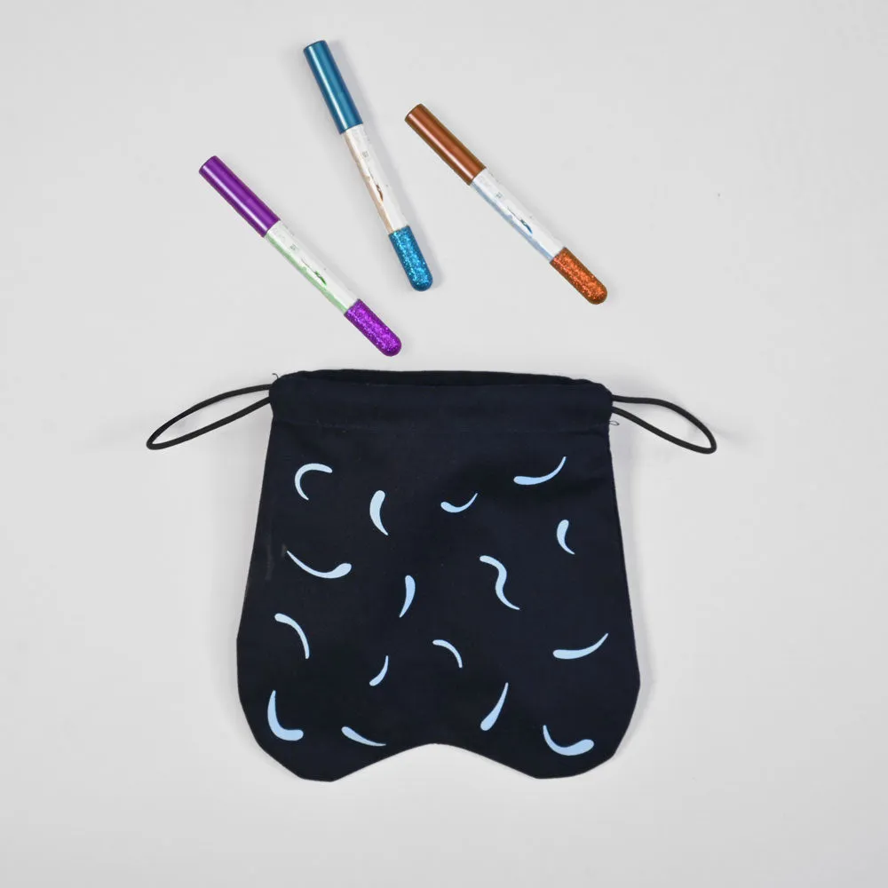 Draw String Printed Design Gift Pouch