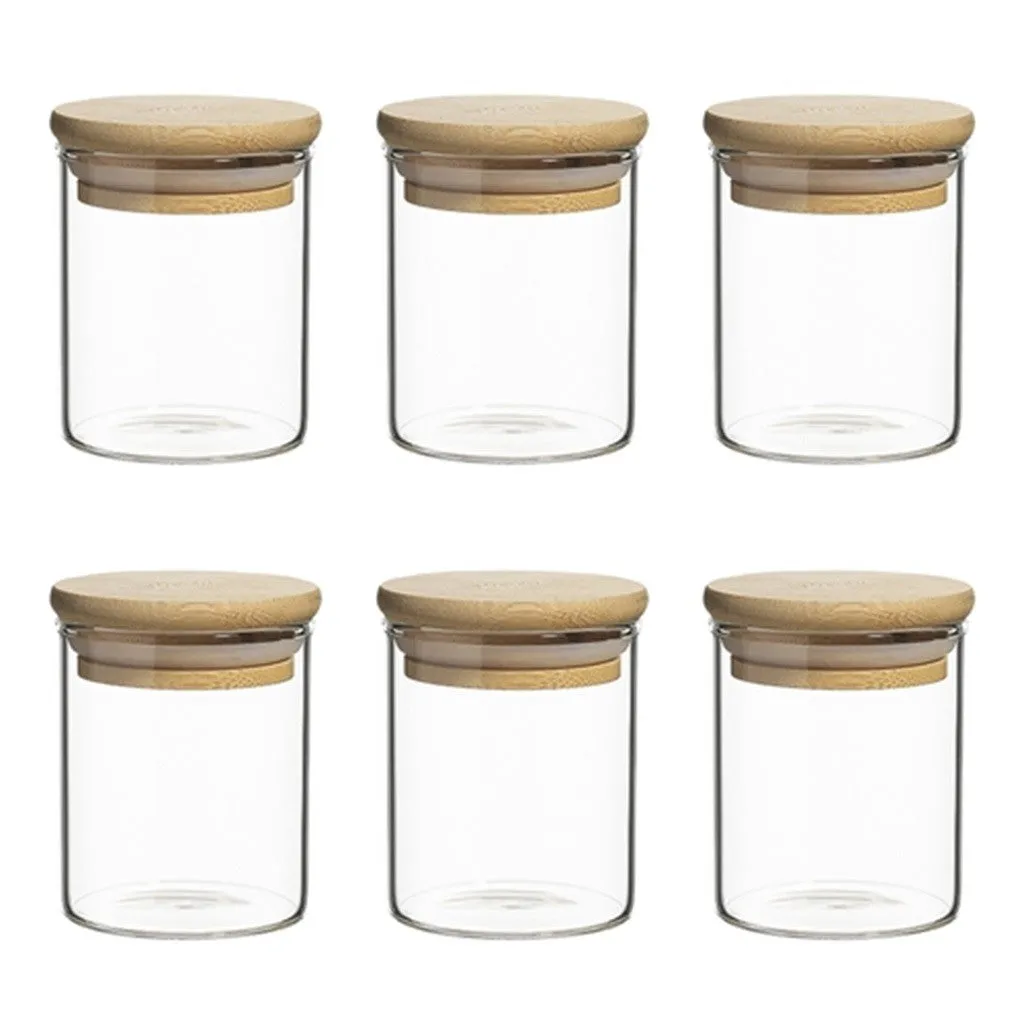 Ecology Pantry Round Spice Jar Set Of 6