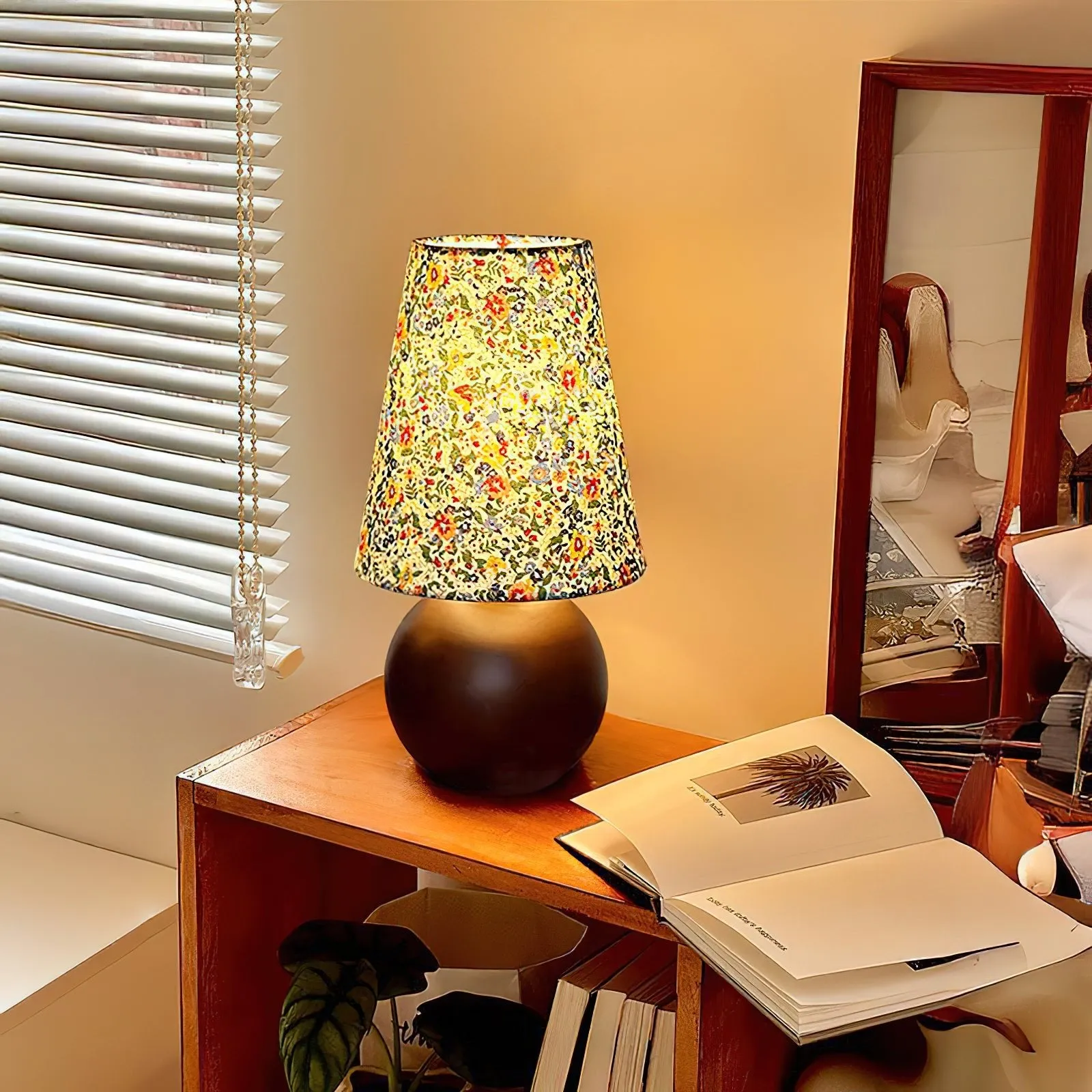 Elara Floral Glow Table Lamp