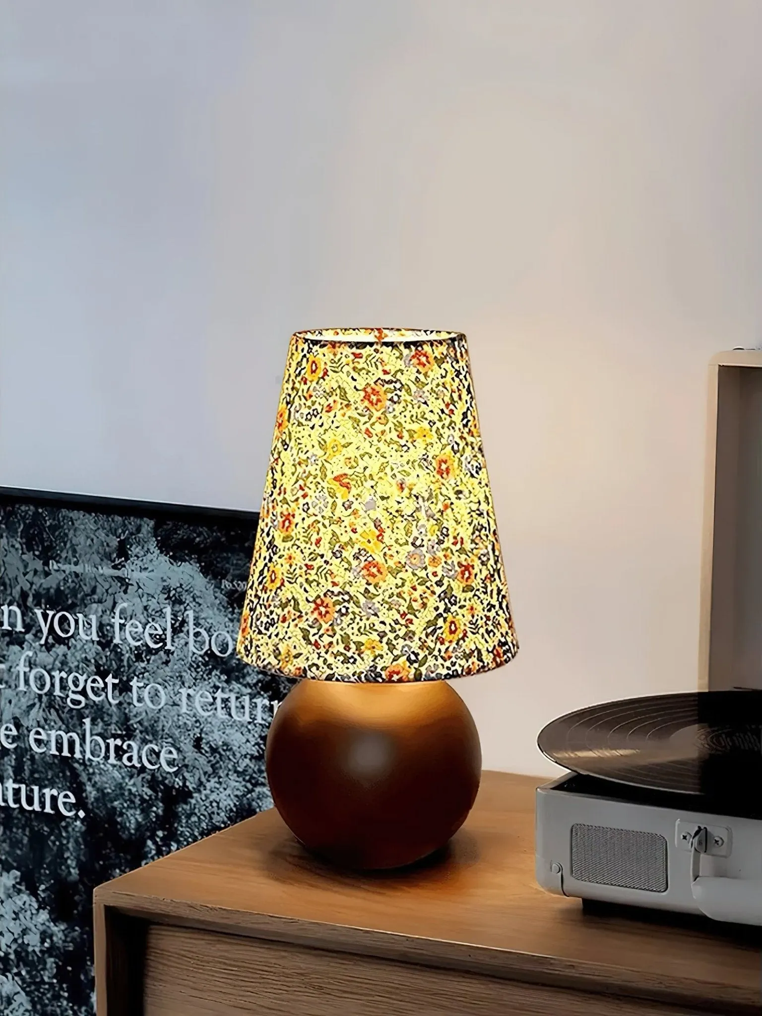 Elara Floral Glow Table Lamp