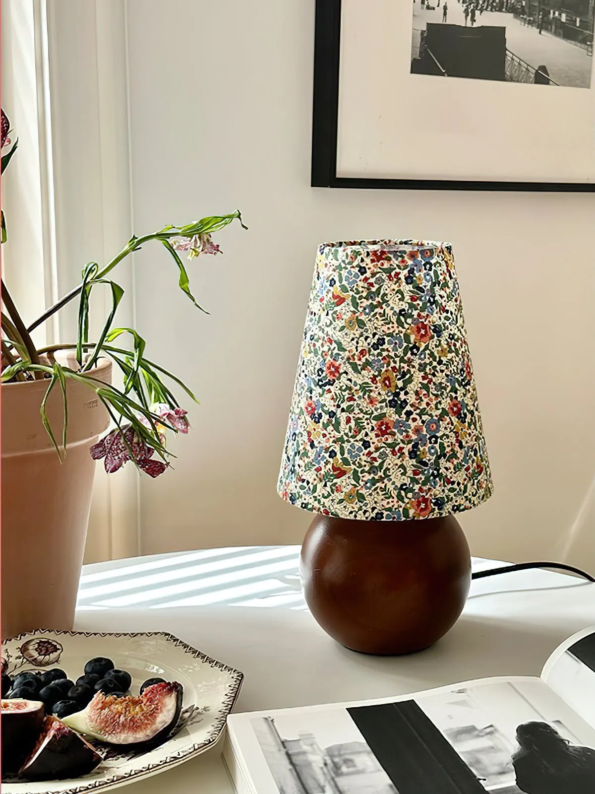 Elara Floral Glow Table Lamp