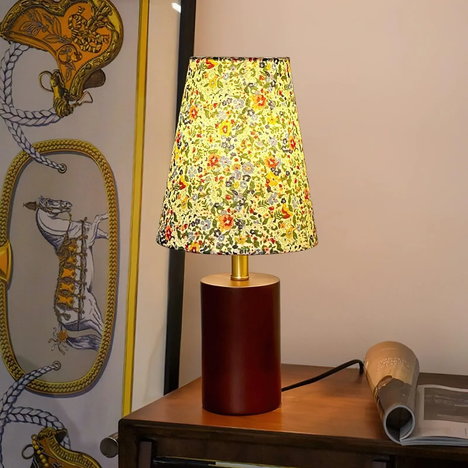 Elara Floral Glow Table Lamp