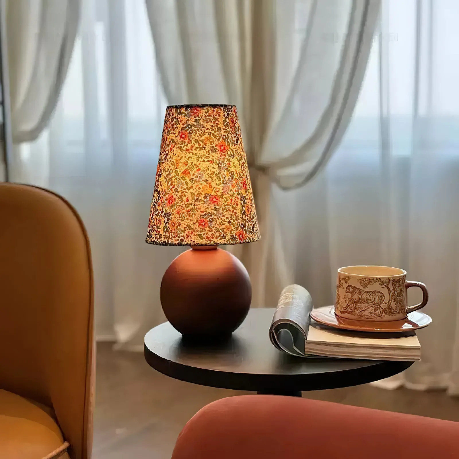 Elara Floral Glow Table Lamp