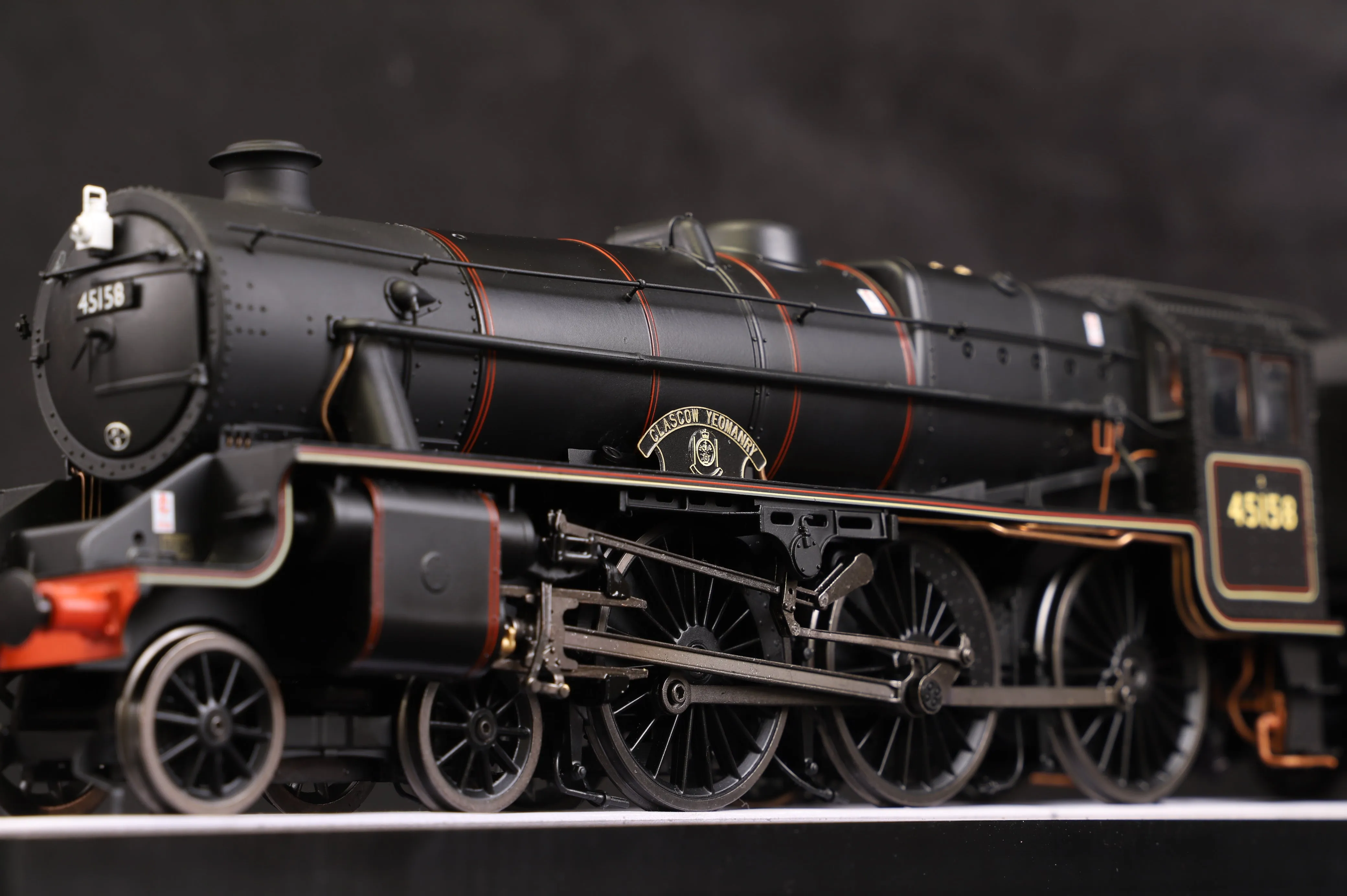 Ellis Clark Trains O Gauge Stanier Class 5 4-6-0 "Black 5", Late BR Lined, '45158' 'Glasgow Yeomanry', Welded Tender