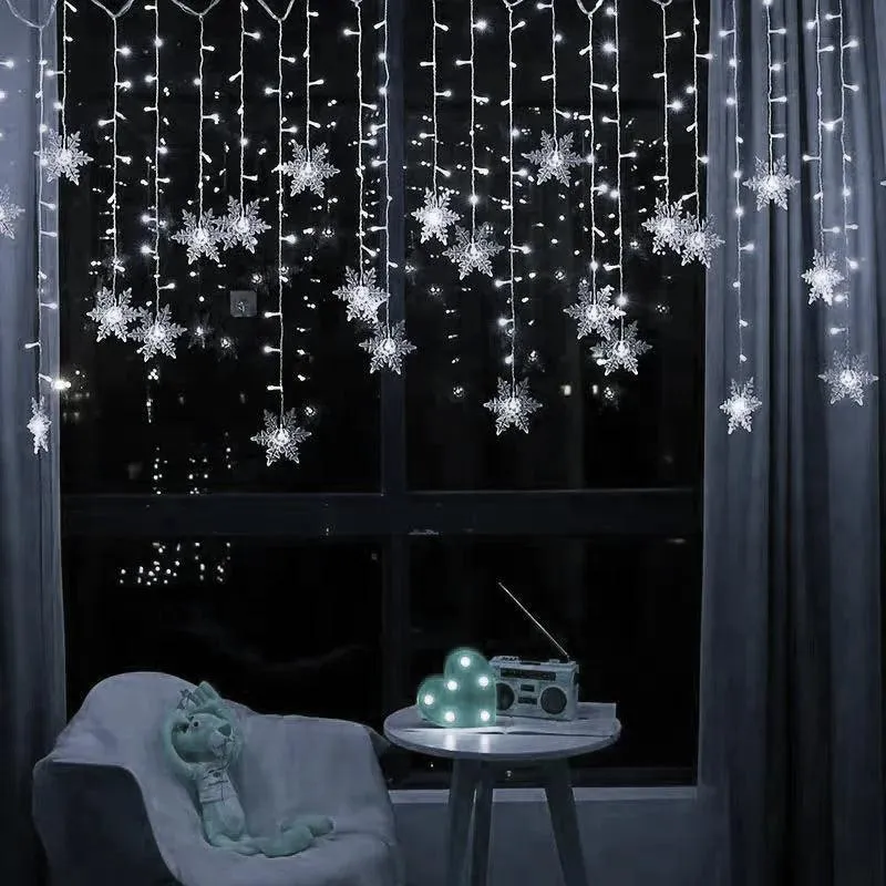 Enchanting LED Snowflake Lights for Magical Christmas & Holiday Decor