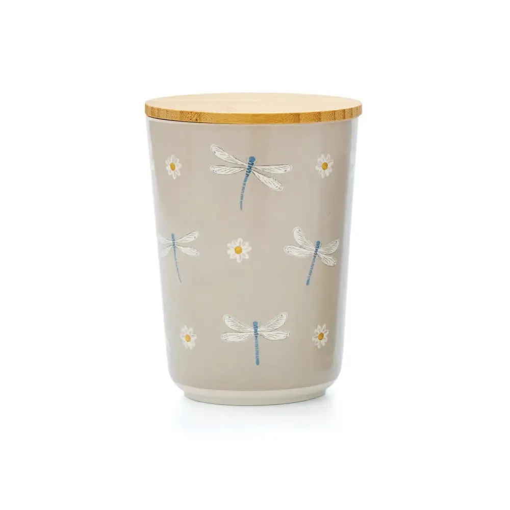 English Meadow - Bamboo Canister Natural