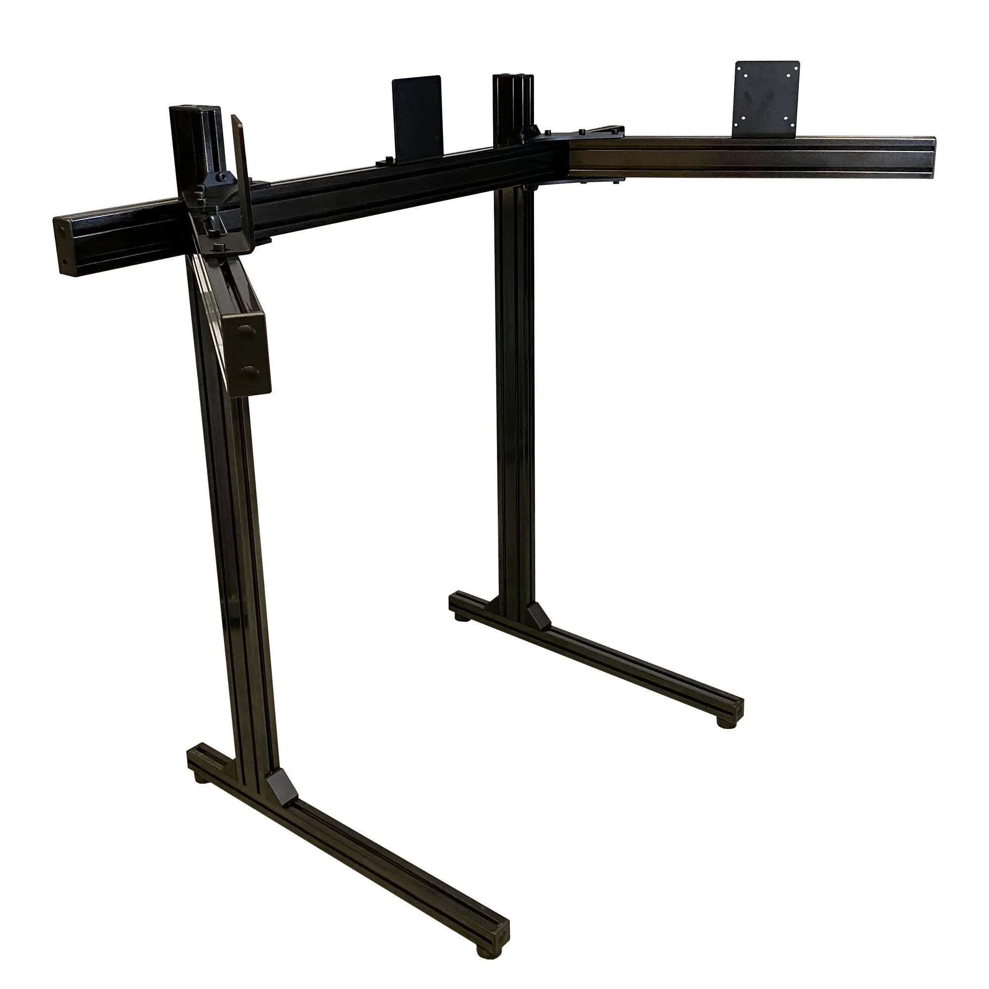 Free-Standing Triple Monitor Stand (Up to 43")