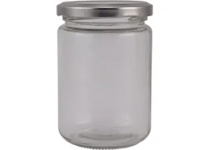 Glass Storage Jar 370ml - Pack of 6