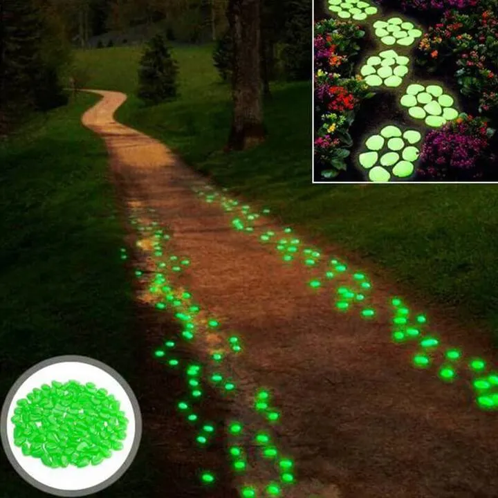 Glow in the Dark Garden Pebbles