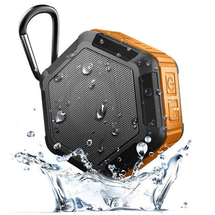 Hexagonal Wireless Bluetooth Speaker Outdoor Portable Waterproof Dustproof Bluetooth Speaker