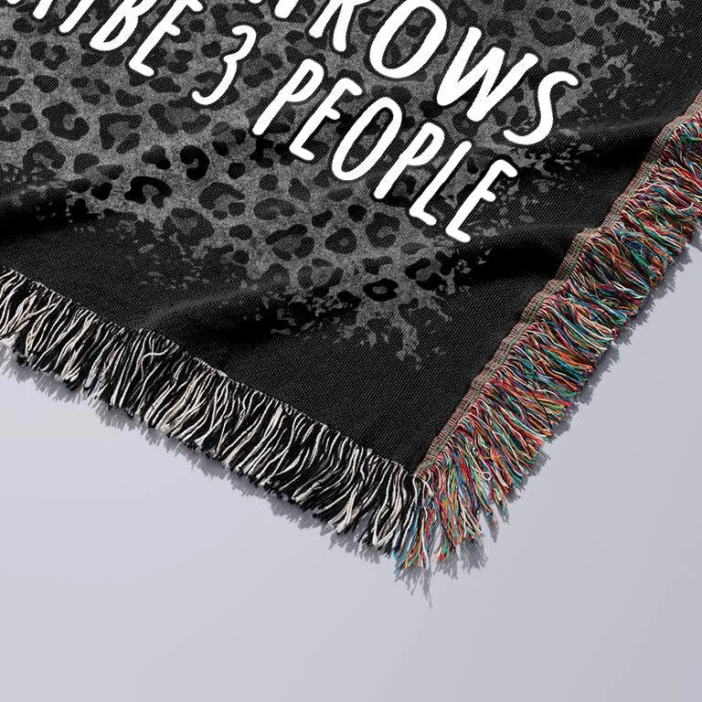 I Like Murder Shows Comfy Throws And Maybe Three People 50" x 60" Gift Woven Jacquard Blanket