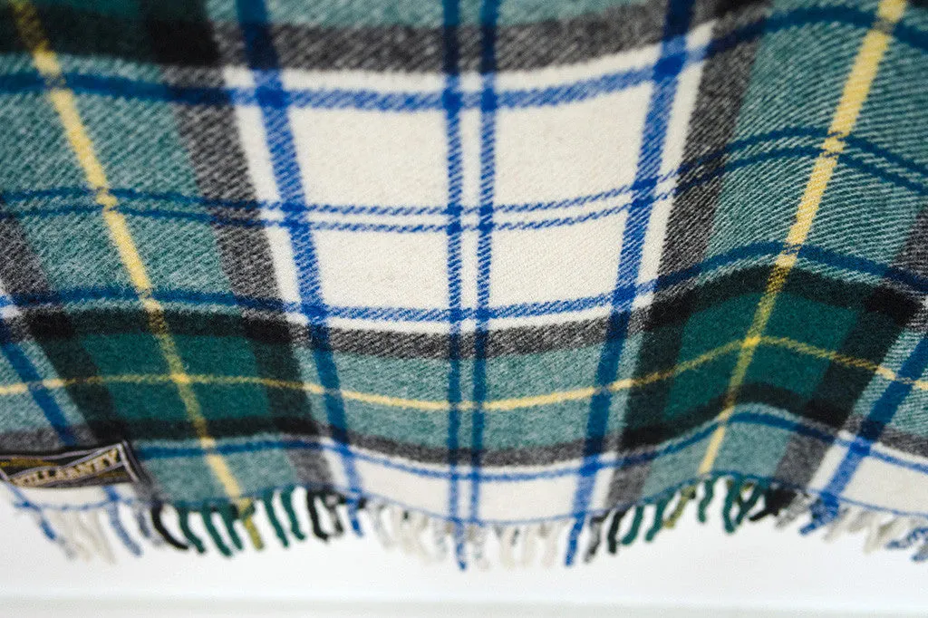 Irish Tartan Wool Blanket