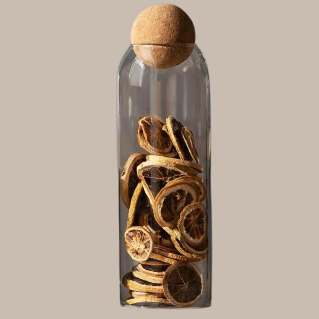 Jar With Lid Bottle Storage