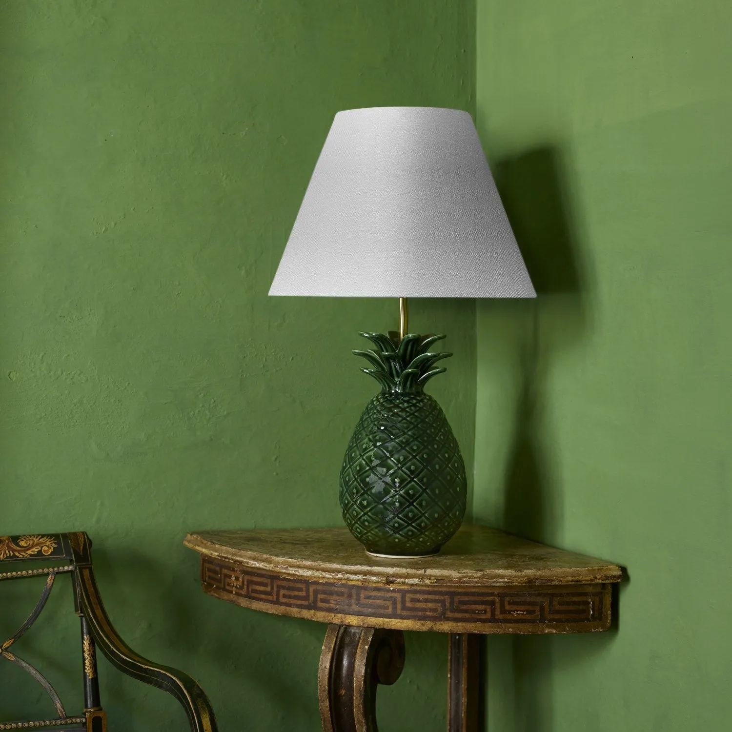 Jasmine Empire Linen Lampshade