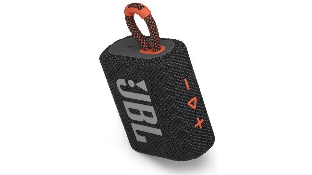 JBL GO 3 Portable Waterproof Speaker Black/Orange 5059184