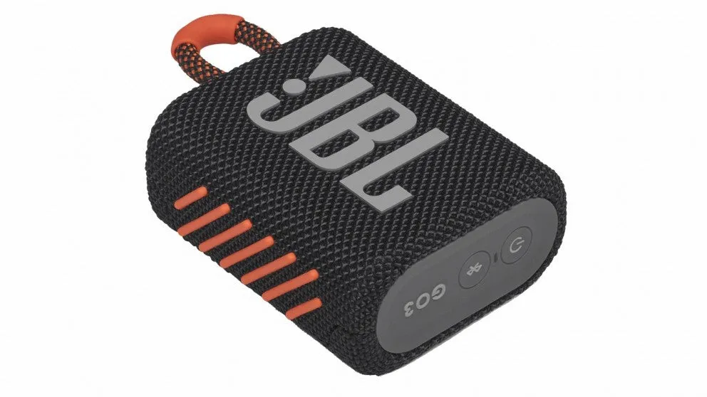 JBL GO 3 Portable Waterproof Speaker Black/Orange 5059184