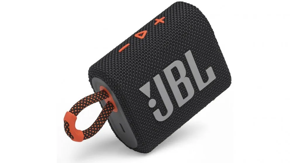 JBL GO 3 Portable Waterproof Speaker Black/Orange 5059184