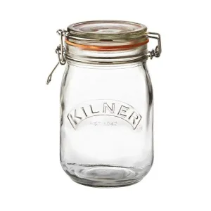 Kilner 1 Litre Round Clip Top Jar