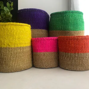 Kisii Color Block Basket (click for more colors)