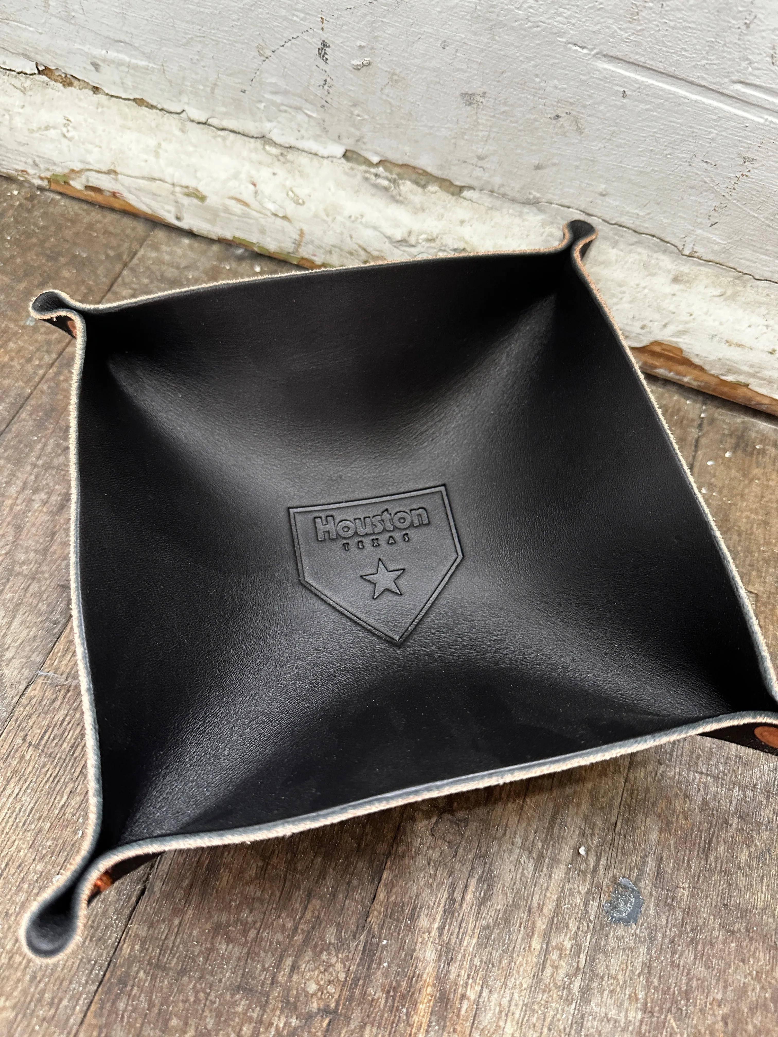 Leather Valet Tray | Houston Home Plate | Manready Mercantile