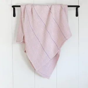 Lilac Handwoven Baby Blanket