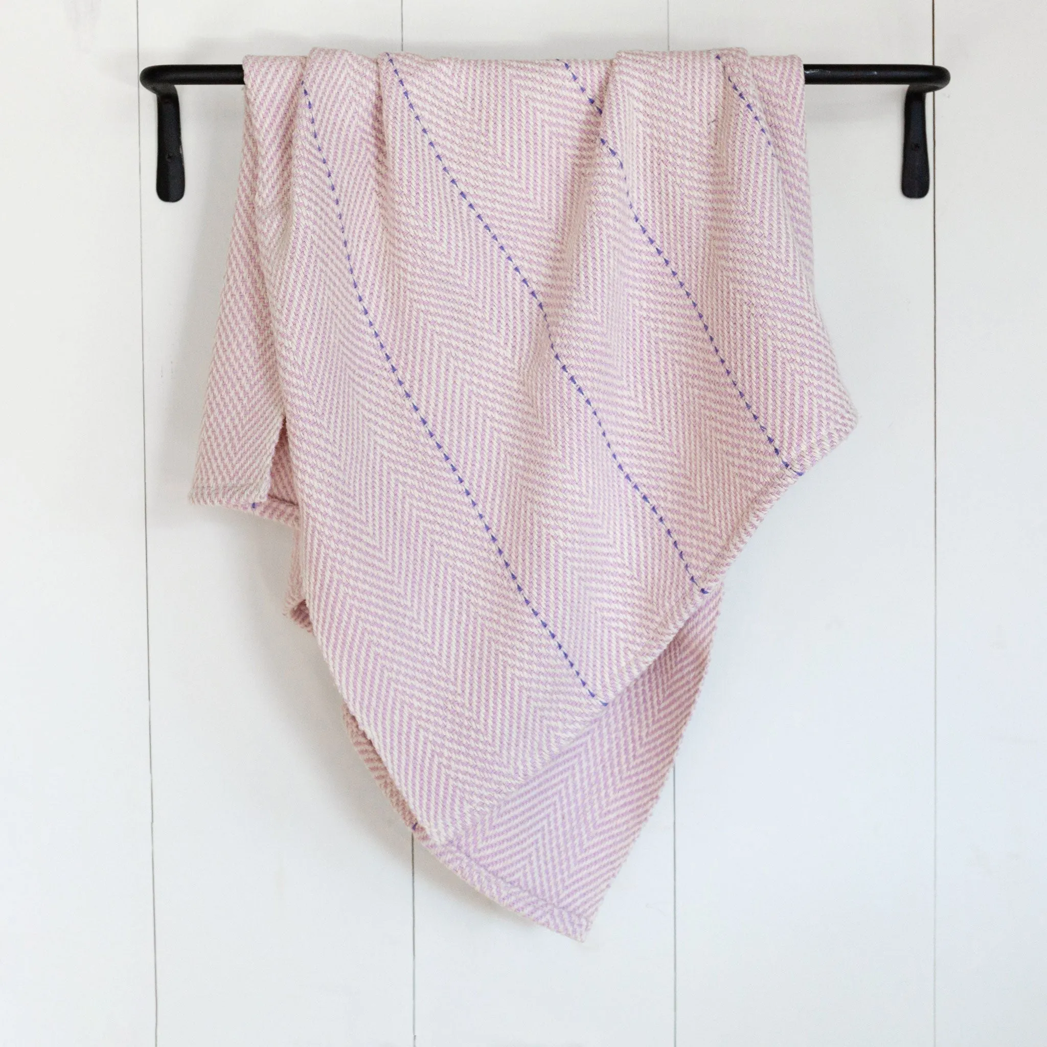 Lilac Handwoven Baby Blanket