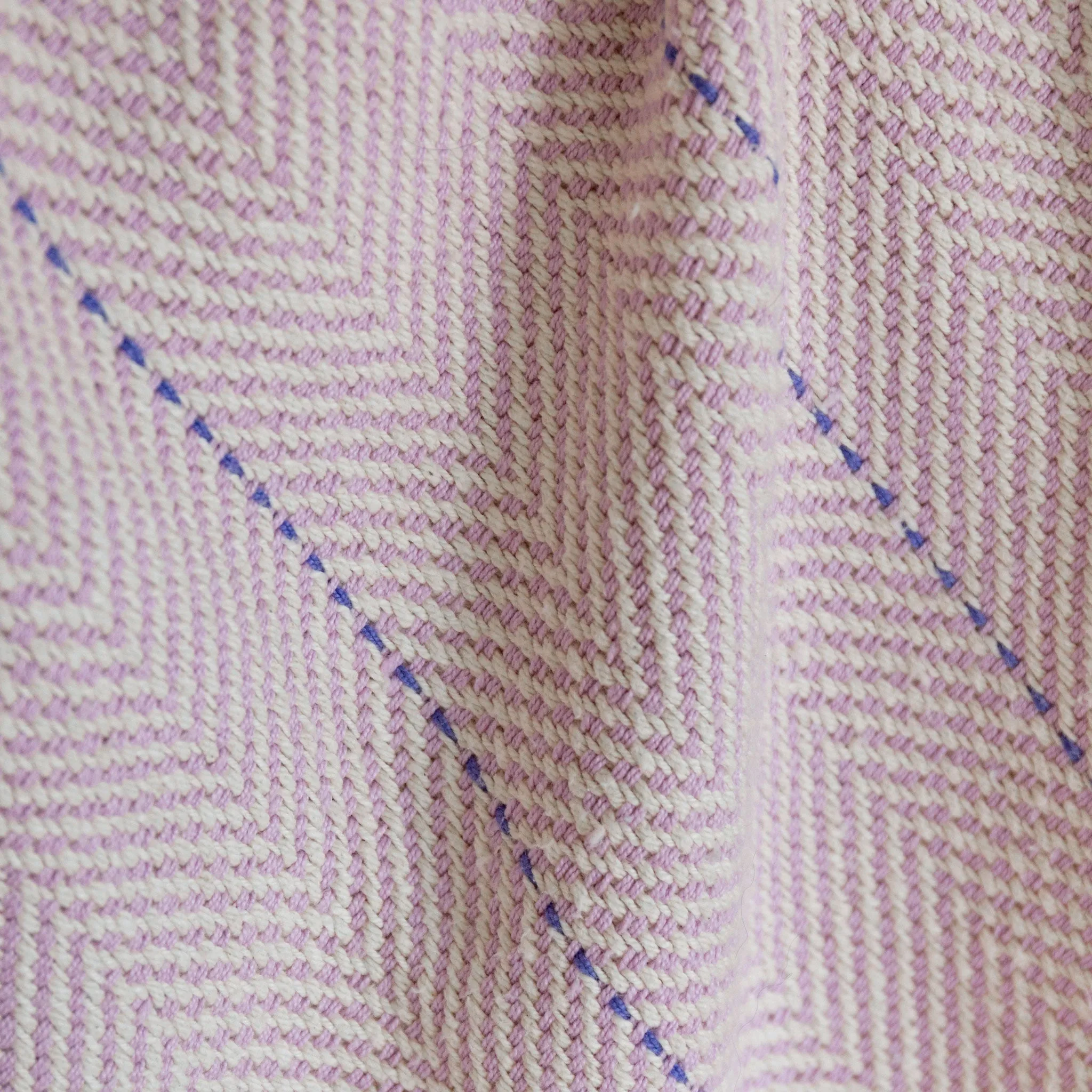 Lilac Handwoven Baby Blanket