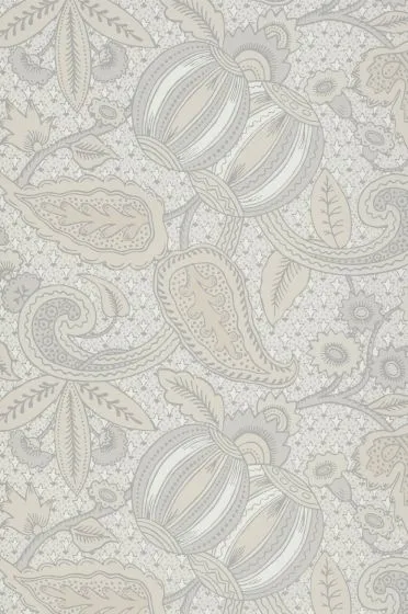 Little Greene Pomegranate Wallpaper - Grey Scale