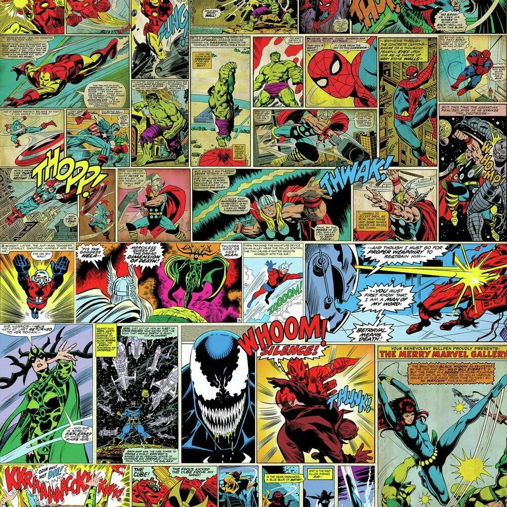 Marvel Comic Tapestry