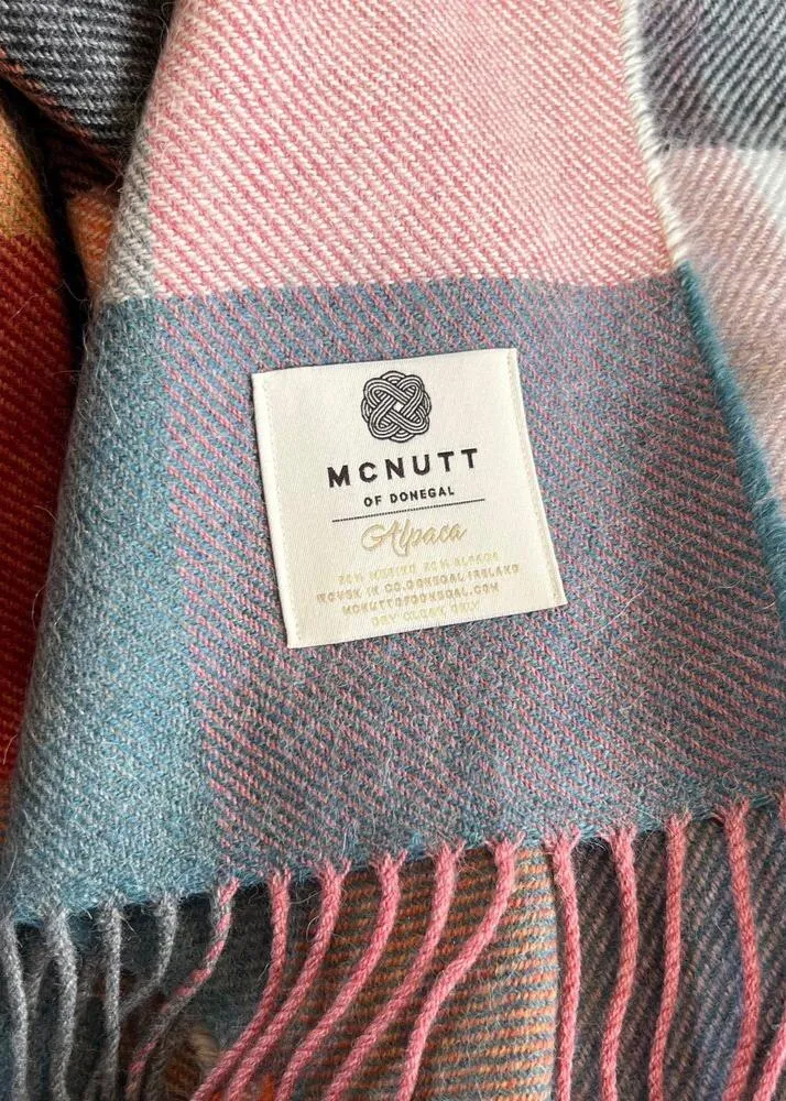 McNutt Alpaca Throw | Rose Dust