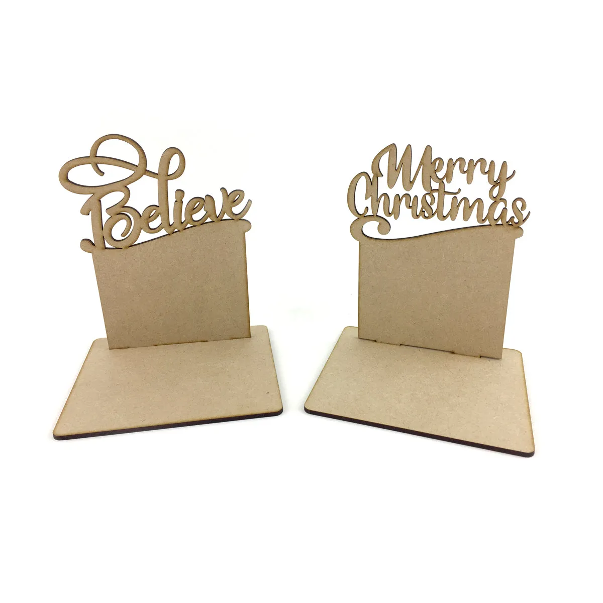 MDF Christmas Diorama Stands & Bauble Blanks