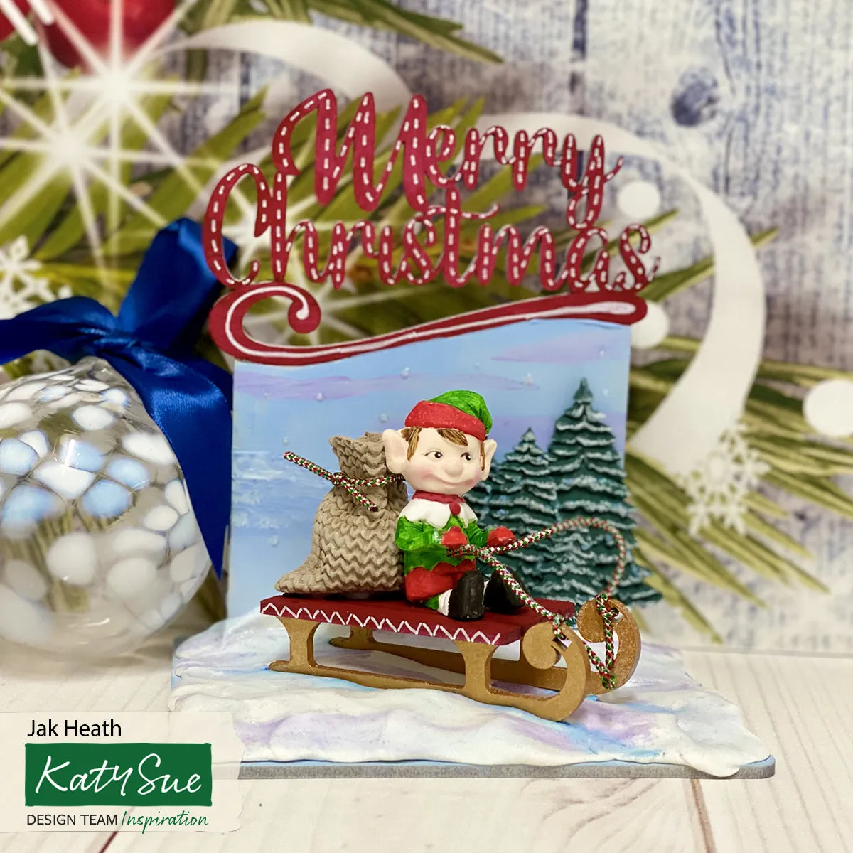 MDF Christmas Diorama Stands & Bauble Blanks