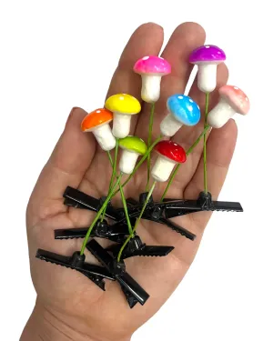 Mushroom Sprout Clips 8-PC Set